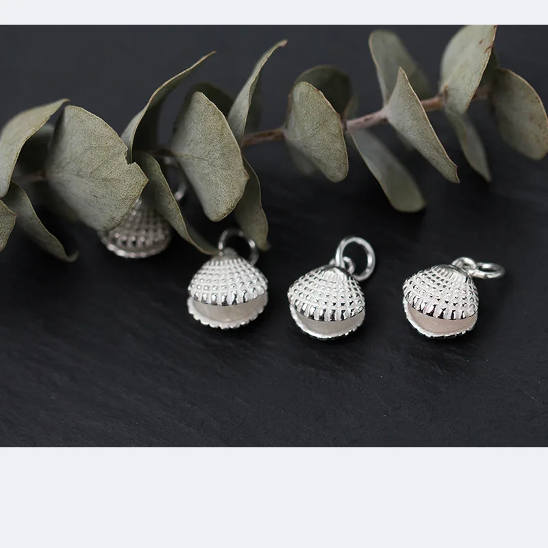 925 пробы серебряные подвески 12x10 мм дизайнерские Серебряные Подвески подходят для женщин подарок серьги браслеты DIY ювелирных изделий