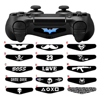 

YGCDO 50 PCS Mix Custom Game Light Bar Stickers Decal Led Lightbar Film For Sony PS4 Playstation 4 Dualshock 4 Controller