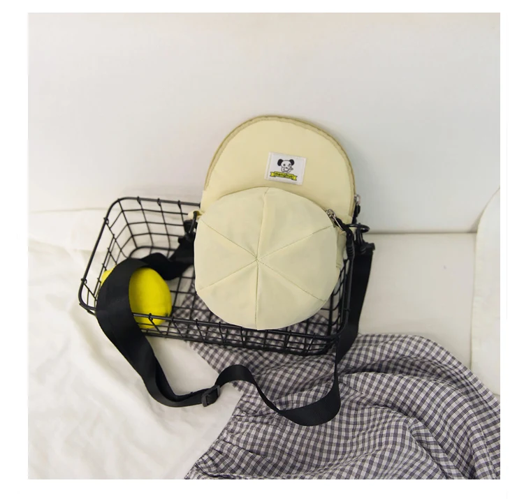 Menghuo New Hot Model Hat Shape Women Nylon Crossbody Bag Cute Handbags Shoulder Bags Creative Lady Messenger Cross body Bags00_32_12