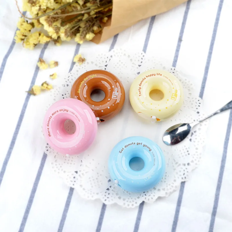 EZONE 1 шт. конфетный цвет пончик коррекция ленты kawaii коррекция аксессуары для офиса школы офисные принадлежности случайный цвет - Цвет: Random color