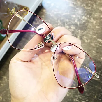 

MS 2018 New Fashion G Anti Blue light Ray Computer Goggles Radiation-resistant Transparent eye glasses frames Flat mirrorGoggles