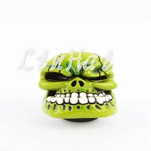 Универсальный зеленый череп ручной Управление автомобиля Рычаги передач для автомобиля переключения рычага смолы