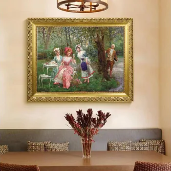 

Handmade The lady's heart Reproduction Mariano Alonso Oil Painting On Canvas For Home Decor World Famous Paintings