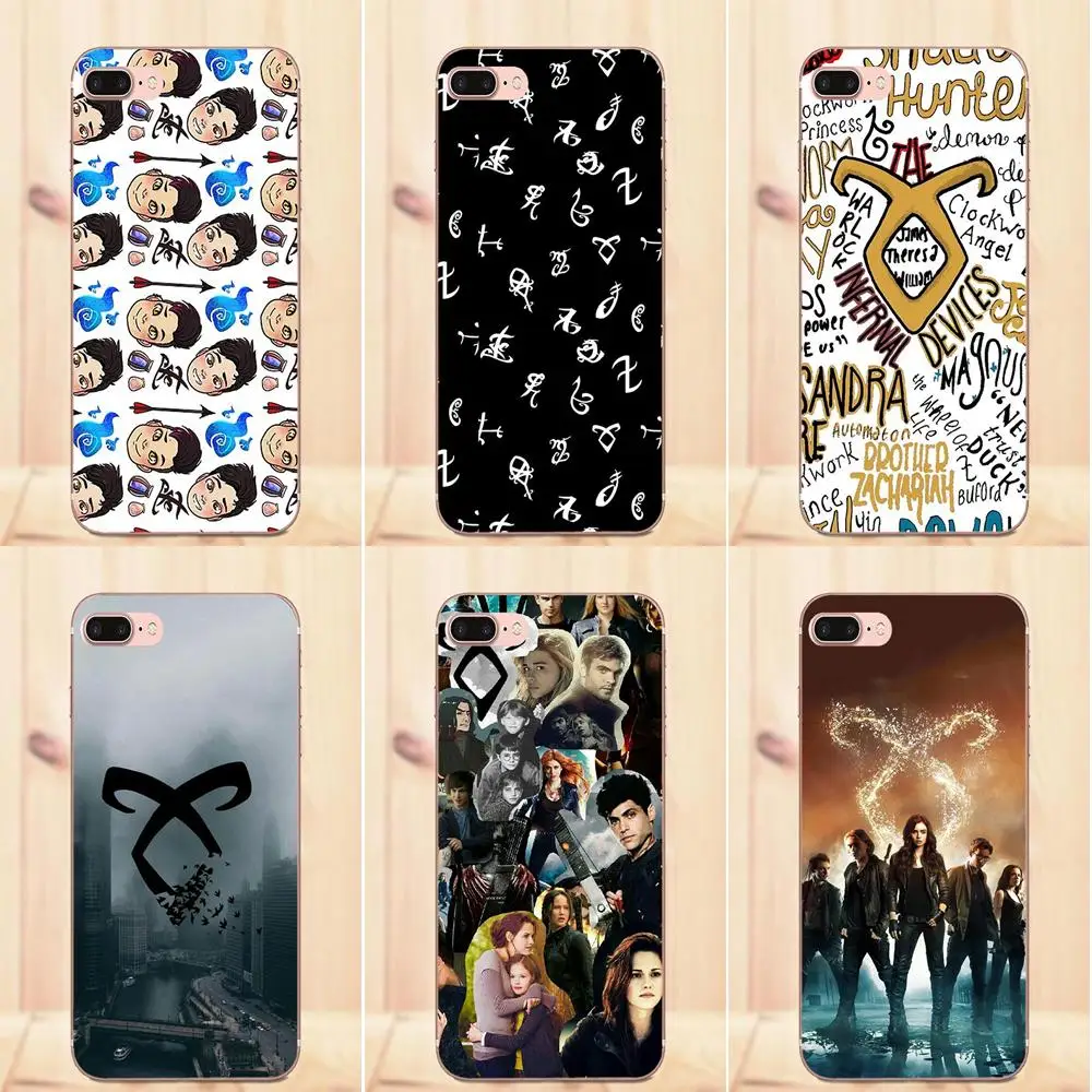 Мягкий чехол для телефона Huawei G7 Y6 II Y7 Xiaomi Redmi Note 2 3 5 Mi 4 4C 4I 5S 5X 6X 8 SE Pro Shadowhunters
