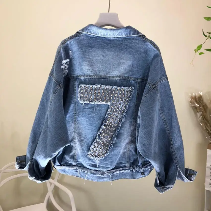 England style single breasted diamond beading Denim jacket female great quality rivet short denim outwear tops wq1584 dropship England style single breasted diamond beading Denim jacket female great quality rivet short denim outwear tops wq1584 dropship