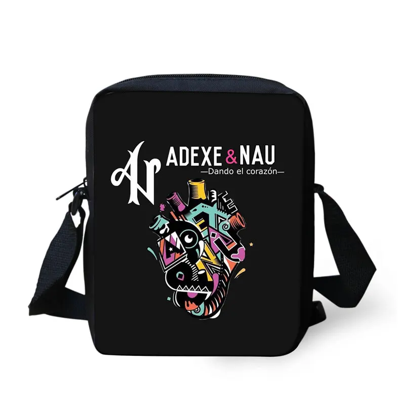 THIKIN модные мини-сумки через плечо с 3D логотипом Adexe& Nau, сумки через плечо с индивидуальным принтом, детские сумки через плечо, женские сумки - Цвет: LMXL0158E
