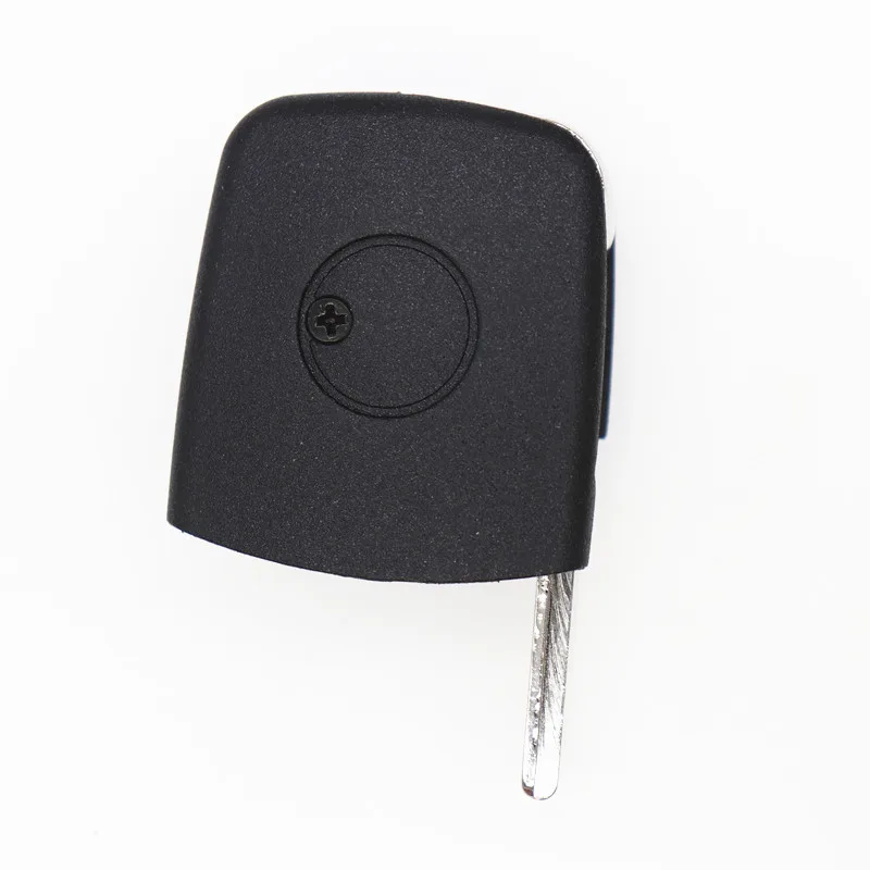 AUTEWODE 2 3 кнопки дистанционного ключа оболочки для VW Флип ключ оболочки для Volkswagen Passat Golf Bora чехол необработанные лезвия металлические части