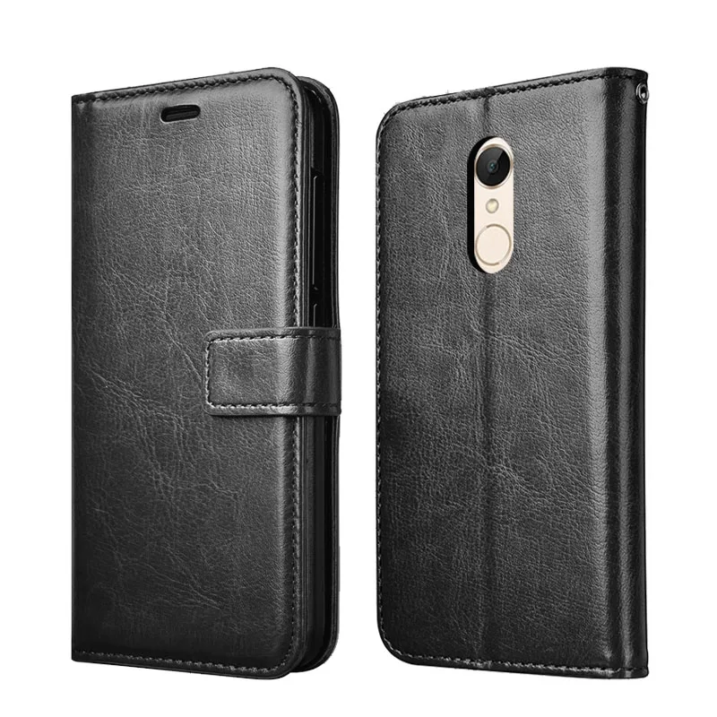 Чехол Thouport для Xiaomi Redmi 5 Plus мягкий кожаный чехол флип кошелек силиконовый