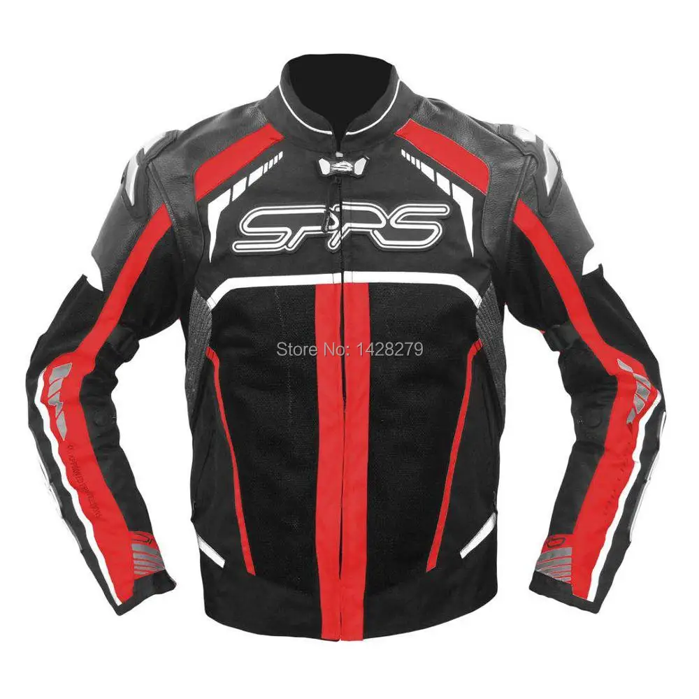 

Motorcycle Waterproof Riding Jacke Men's Textile Racing Jacket with Windproof Lining and 5 protectors