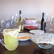 3 шт. пчелиный воск ткань моющаяся кухня магазин безопасный свежий держать инструменты для уплотнения пищи