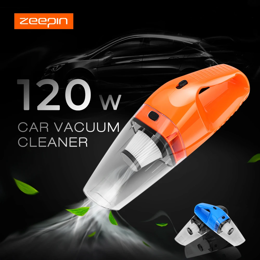 12V 120W Auto Vacuum Cleaner Portable Wet Dry Dual Use Coche Aspirateur