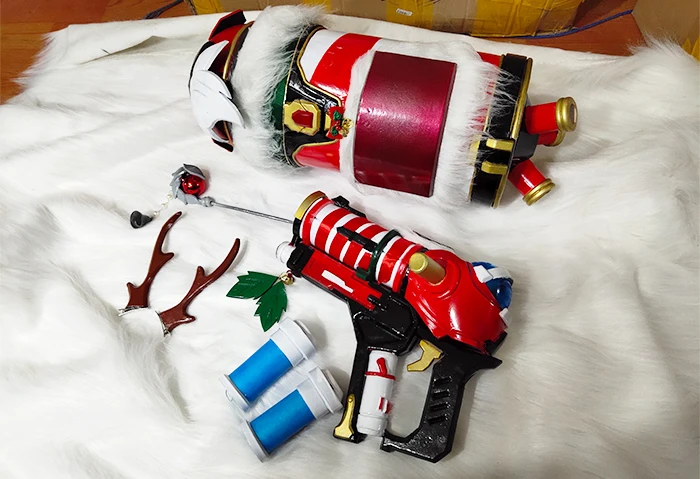 Реквизит для косплея Overwatch Mei Christmas|Реквизит костюмов| |
