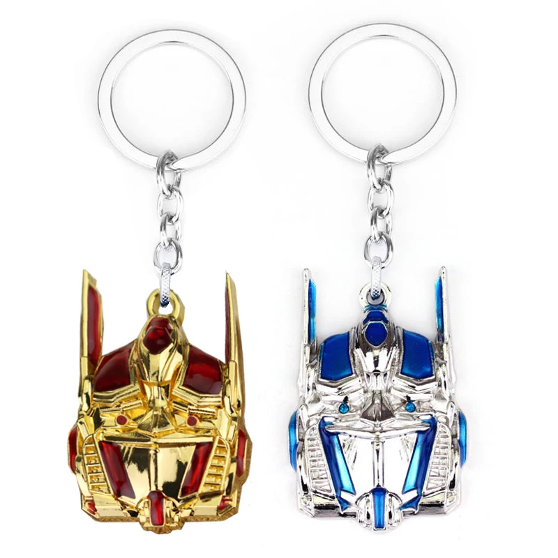 

Movie Series Transformation Robot Bumblebee Mask Keychain Fashion High Quality Hornet Mask Metal Men Keyring