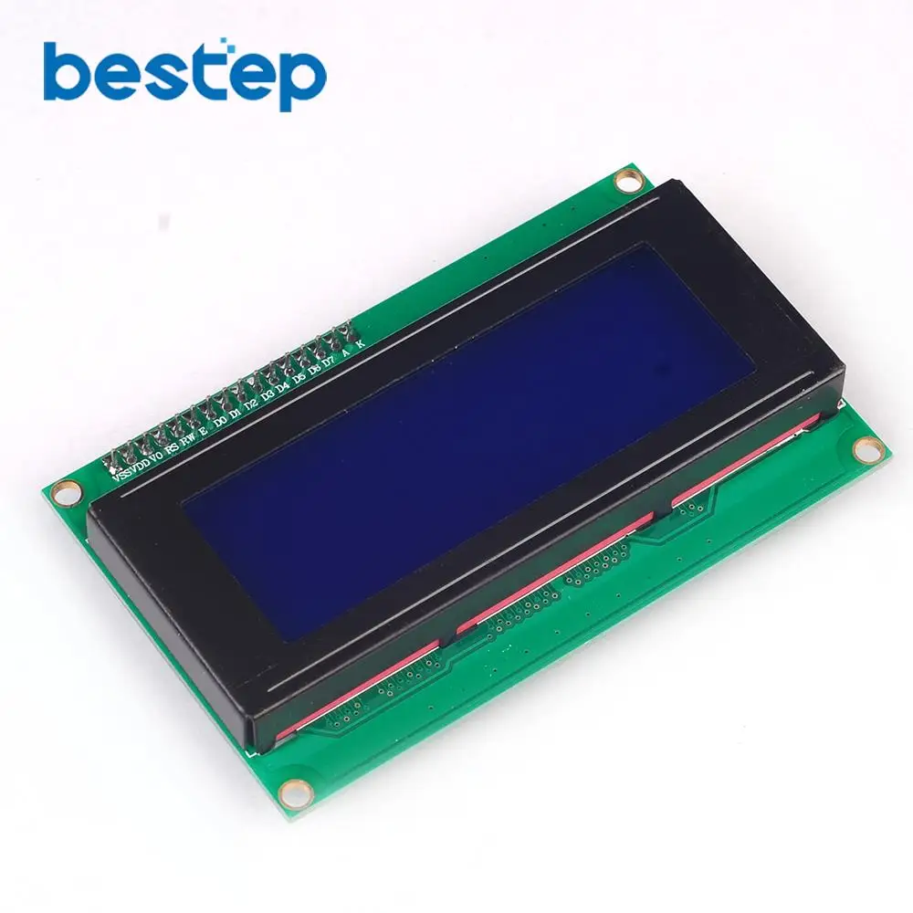 Модуль адаптера последовательного интерфейса для Arduino LCD2004 + I2C 2004 20x4 2004A HD44780 синий