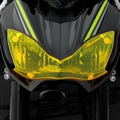 Teng культ аксессуары для мотоциклов защита для фар Крышка для объектива экрана для KAWASAKI Z900 Z 900- акрил - Цвет: Fluorescent yellow