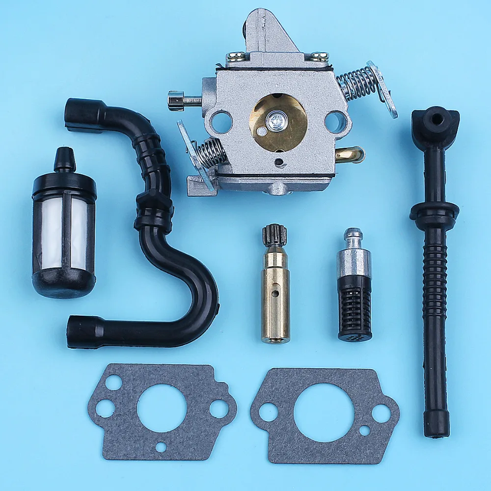 

NEW Carburetor Carb Oil Pump Oil Fuel Filter w/ Hose Line Tube for STIHL MS170 MS180 017 018 Chain Saw Replace Zama C1Q-S57B