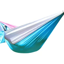 Сверхлегкий Открытый Кемпинг Охота парашют гамак 2 человека Flyknit Hamaca сад хамак подвесная кровать для отдыха Hamac
