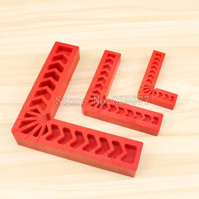 

4PCS Clamping Square High Strength Engineering Plastic Right angle clip 3"/4"/6" JF1107