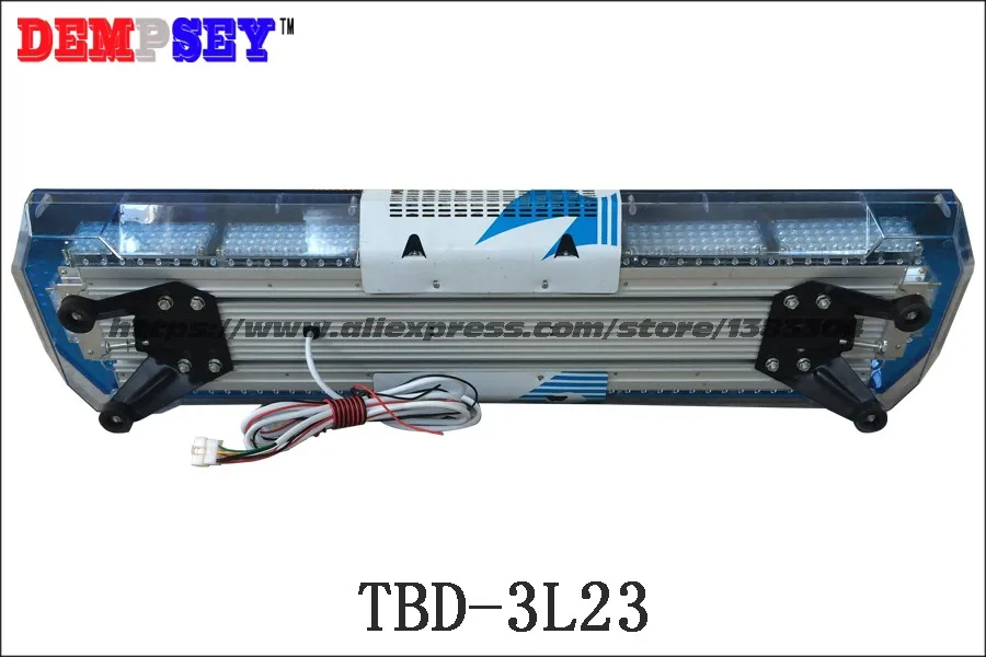 TBD-3L24 светодиодная световая панель/Полицейская/Автомобильная сигнальная вспышка/DC12V/1,2 м длина с 100 Вт сирена и 100 Вт динамик