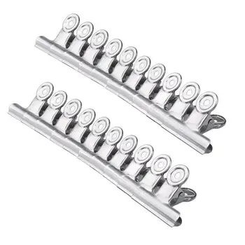 

20 Pcs Large 63mm Metal Binder Clips Food Bag Clips 1-Inch Capacity Bulldog Clips,Silver