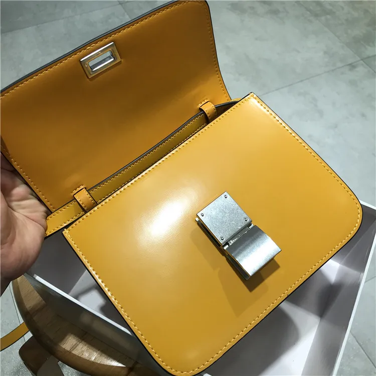 Новинка, женская сумка Tofu из натуральной кожи с зеркальной поверхностью, роскошная дизайнерская сумка, известный бренд, Повседневная модная сумка на одно плечо