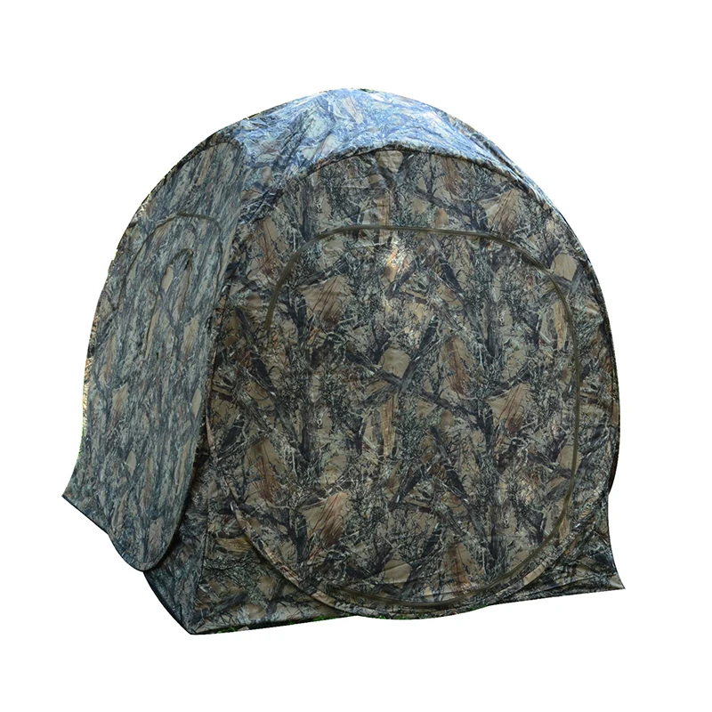 

Pop-up Portable 2 Person Ground Hunting Blind, Camo Polyester Hunting Tent