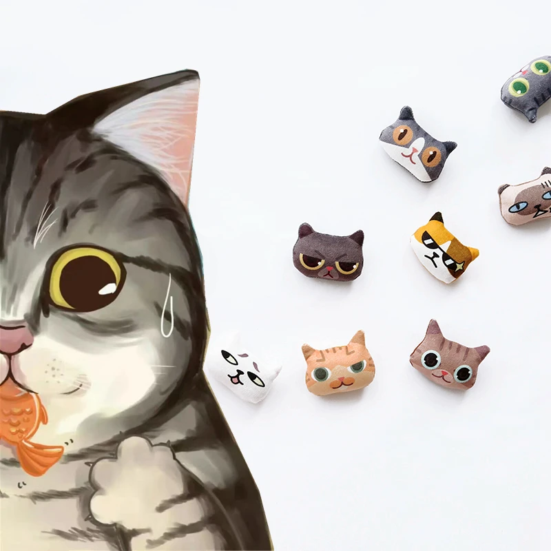 

[MPK Store] Adorable Small Cat Toy, Catnip Pillow for Cats, Catnip Bolster