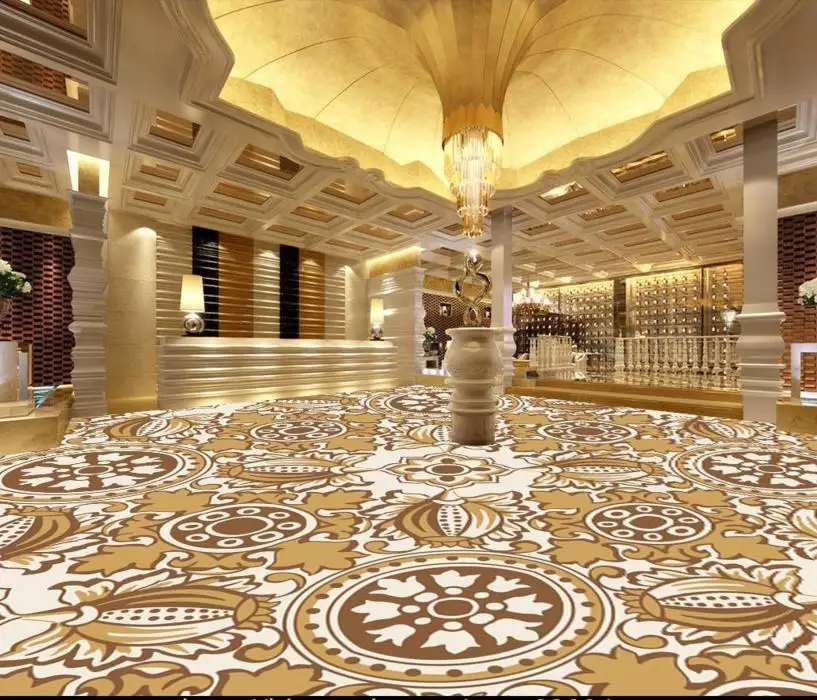 Royal Classic 3d Floor Pattern Custom 3d Floor Painting 3d Wallpaper Living Room Pvc Self Adhesive Wallpaper Floor 3d Flooring Wallpaper Floor3d Wallpaper Aliexpress