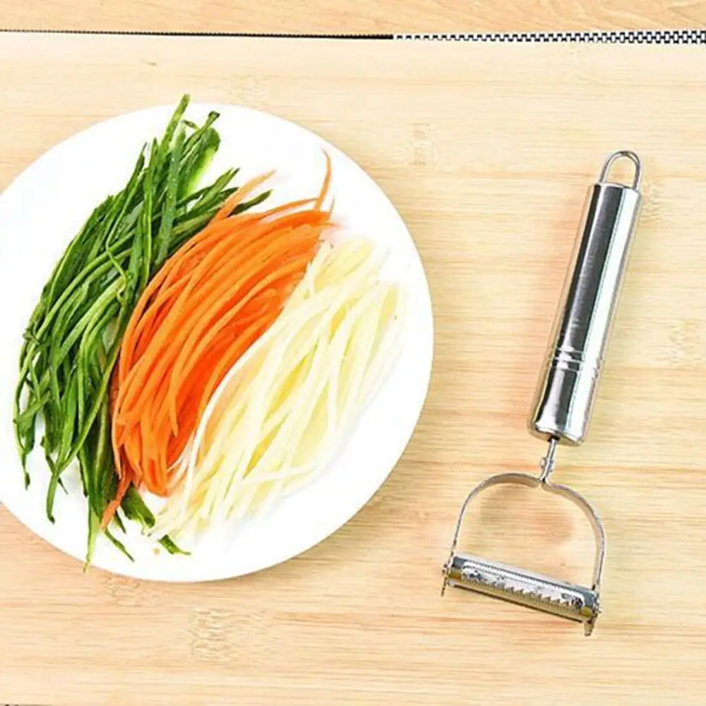 

Potato Peeler Stainless Steel Popular Slicer Julienne Cutter Parer Vegetable Cutter Julienne Peeler Potato Carrot Grater Kitchen
