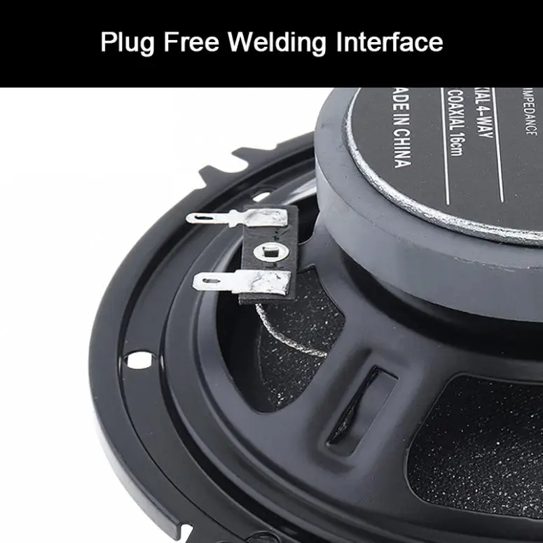 Koop 2 Stuks 6.5 Inch 600W 4 Manier Universele Auto Coaxiale Auto Muziek Stereo Volledige Bereik Frequentie Hifi Luidsprekers Non  Destructieve Installatie