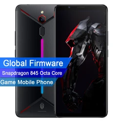 Перейти на Алиэкспресс и купить global rom original zte nubia red magic mars mobile phone 6.0дюйм. 8gb 128gb snapdragon 845 octa core front 16mp rear 8mp game phone