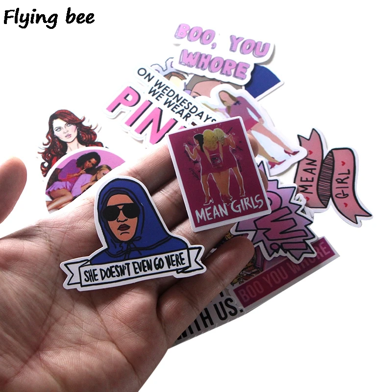 Flyingbee 20 шт. модные Стикеры из фильмов для девочек Скрапбукинг наклейка DIY Дорожный