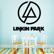 Креативная Наклейка на стену Linkin Park, домашний декор для девочек, наклейка на спальню для детских комнат, съемная настенная роспись