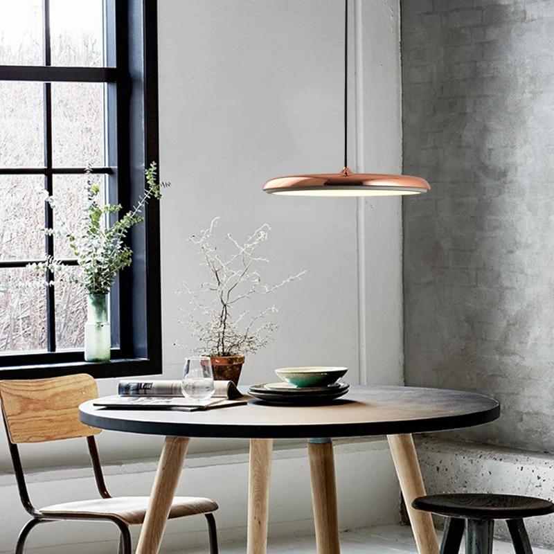 

The Danish designer LED the UFO light Scandinavian minimalist ultra-thin restaurant bar table decorations droplight