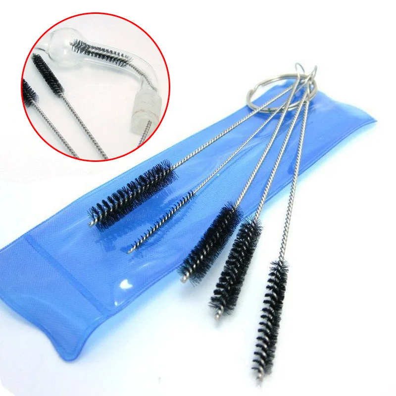 

High Quality 5pcs/set Durable Nylon Tobacco Pipe Cleaner Cleaning Stainless Steel Brush -15