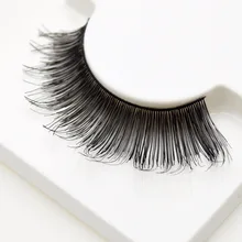 Ресницы Hand Made поддельные норки ресницы расширение Человеческие волосы ресницы многоразовые Накладные ресницы Макияж maquiagens Инструменты V14