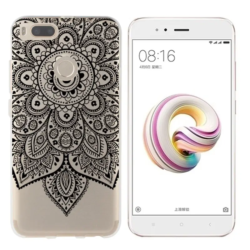 Patterned Phone Case for Xiaomi  Mi 8 A2 Lite Mi 5X 6X Pocophone F1 Clear Cover Redmi 5 Plus 6 Pro 4X Note 5 Pro Soft TPU Shell (17)