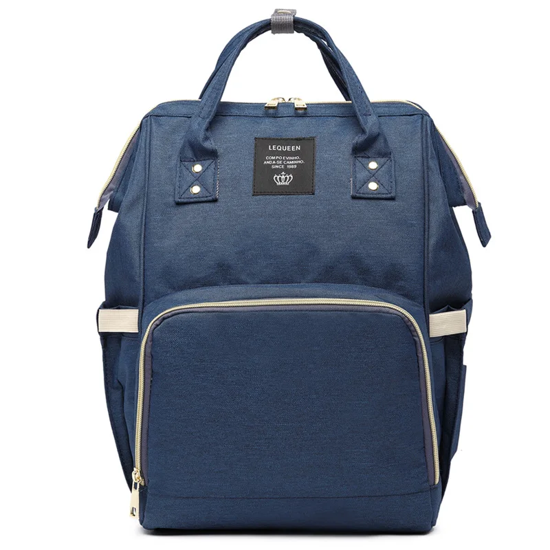 Сумка для подгузников для мам, Большая вместительная детская сумка, рюкзак для путешествий, дизайнерская сумка для кормления - Цвет: blue