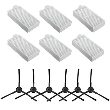 

Top Sale 6x side brush 6x HEPA Filter kit for CHUWI ilife v5s v5 x5 ilife V3s v3s pro v3l v5s pro v50 robot vacuum cleaner