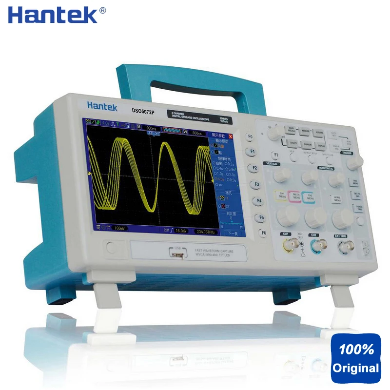 Hantek DSO5072P USB Oscilloscope Digital Oscilloscopes Dual Channel