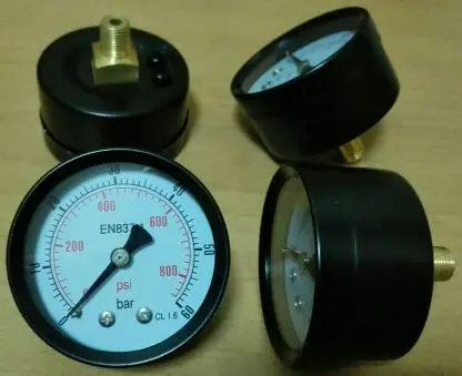 

Осевой манометр, измеритель давления воды, резьба 0-60 бар/0-800psi ZG1/8
