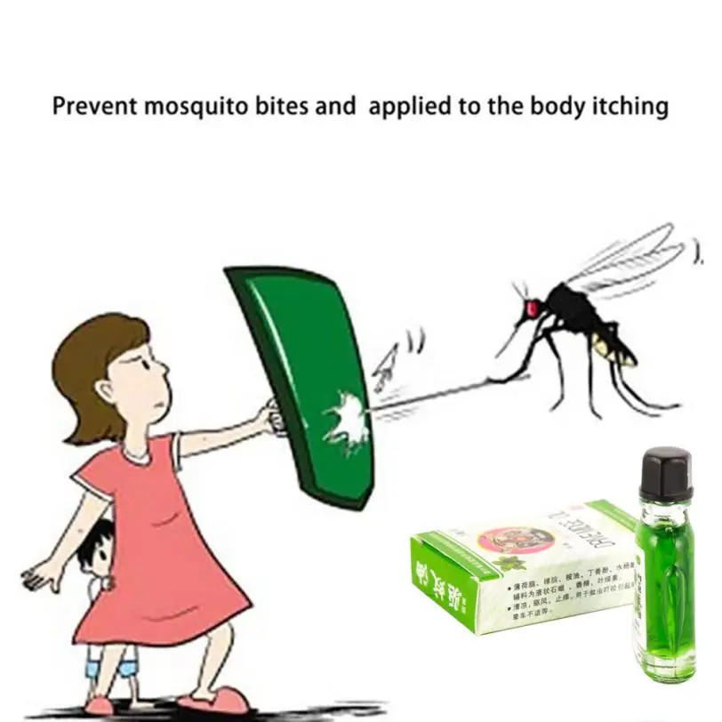 1pcs Liquid Balm Bite Mosquito Fengyoujing Cool Repellent insect Oil Refreshing Anti-itch mosquito repellent Abwehrmittel