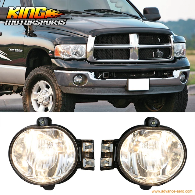 For 2003 2008 04 05 06 07 Dodge Ram Front Fog Lamp Light Pair Lh For 2003 2008 04 05 06 07 Dodge Ram Front Fog Lamp Light Pair Lh Rh Clear Lens Wiring Kit