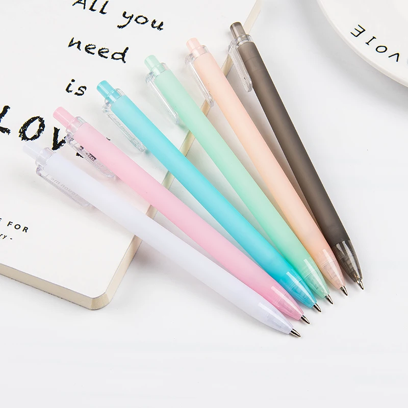 

Creative Gel Pen Comfortable Grip Retractable Premium Gel Ink Roller Ball Pens Black Ink Fine Point for Office School Supplies