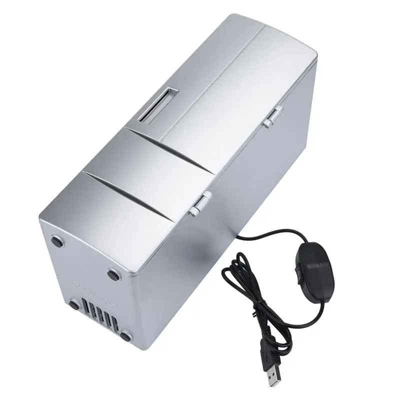 

Portable USB Desktop Mini Refrigerator Beverage Cooler Freezer Fridge JULY1