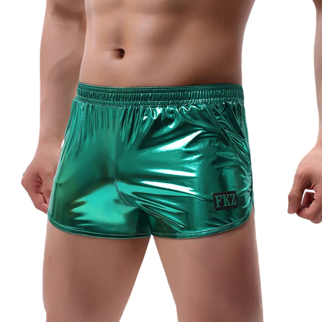 Летние модные мужские прохладные шорты ослепительный притягательный. Лёгкий модный шорты - Цвет: Зеленый
