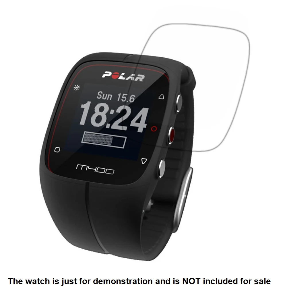 3x Clear LCD Screen Protector Guard Cover Shield Film Skin for Polar M400 Sports Smart Watch