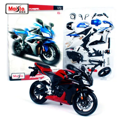 Сборная модель мотоцикла Maisto 1:12 Honda CBR 600RR сделай сам для детей игрушки подарки