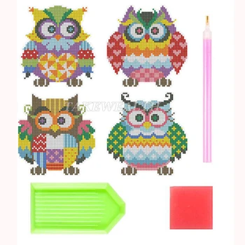 

DIY Patterns Diamond Embroidery 5D Diamond Painting For kids owl Diamond mosaic sale Double Sided Stickers Diy Home decor a138