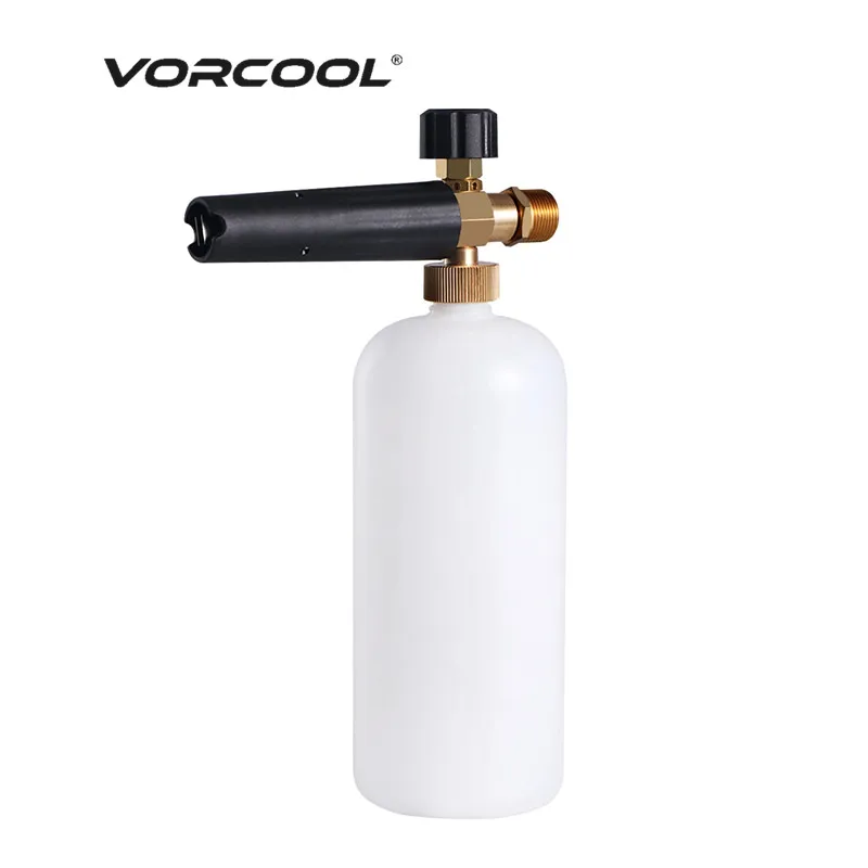 

VORCOOL High Pressure Gun Jet Wash Gun Adjustable Snow Foam Nozzle Cannon for 12mm Nilfisk Stihlep Washer Car Washing Tool